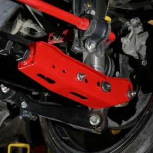 Subaru WRX STI Lower Control Arms - Rear - BLOX Racing - Red - `08-`23